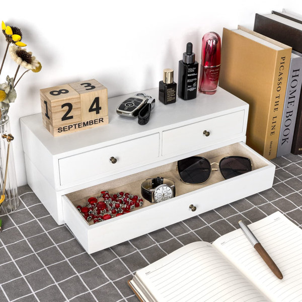 Ebern Designs Floating Shelf With Drawer Small Floating Nightstand Wall